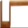 AquaTeak Manada Contemporary Teak Floating Wall Shelf view 1
