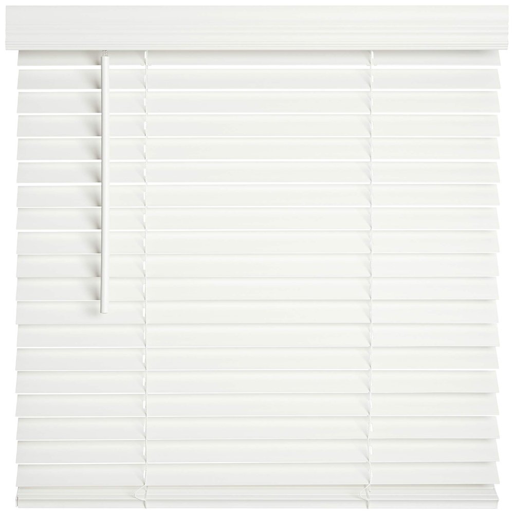 LOTUS & WINDOWARE 2" Cordless 32" x 60" Faux Wood Blinds, White