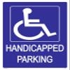 Handicap Parking Sign Parking Lot Reserved for The Handicapped, UV Color & Protection to Last Longer, Rust-Free Heavy Duty Metal 18"x12" 0.063" view 1