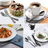Black Flatware Silverware Set, LIANYU 40-Piece Stainless Steel Cutlery Set for 8, Restaurant Party Tableware Eating Utensils, Mirror Finish, Dishwasher Safe view 4
