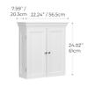 Teamson Home Stratford 22.25 in. x 24 in. Removable Wall Cabinet view 3