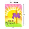 ceiba tree Religious Goody Bags Easter Treat Bag with Handles for Kids Easter Egg Hunting Game VBS Gift Packaging view 2