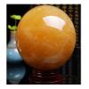 Natural Yellow Calcite Healing Quartz Crystal Sphere Gemstone Ball Large with Stand, Natural Sculpture Figurine 80mm/3.14 inch view 3