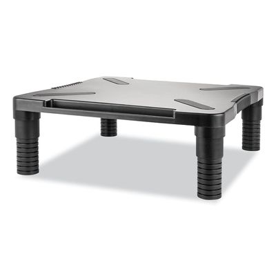 Innovera Single Level Monitor Riser, 13.13" X 13.5" X 4", Black