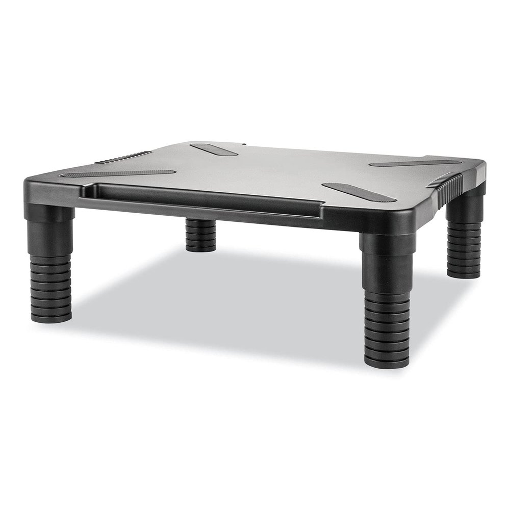Innovera Single Level Monitor Riser, 13.13" X 13.5" X 4", Black
