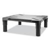 Innovera Single Level Monitor Riser, 13.13" X 13.5" X 4", Black view 1
