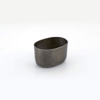 American Metalcraft ASPB Hammered Aluminum Sugar Packet Holder, Black, 6-Ounces