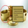 American Metalcraft Aluminum Beverage Tub - Large Party Serving Solution with Handles for Drinks, 320oz, Gold view 4
