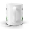 BeeTeeStore Lucky Lunch Lady Coffee Mug - St. Patrick's Day Gift for Cafeteria Workers - 15oz White Ceramic Tea Cup with Shamrock & Irish Clover Design - Cafeteria Lady Appreciation view 4
