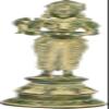 Exotic India Deepalakshmi - Brass Statue - Color Green Chola Color view 1