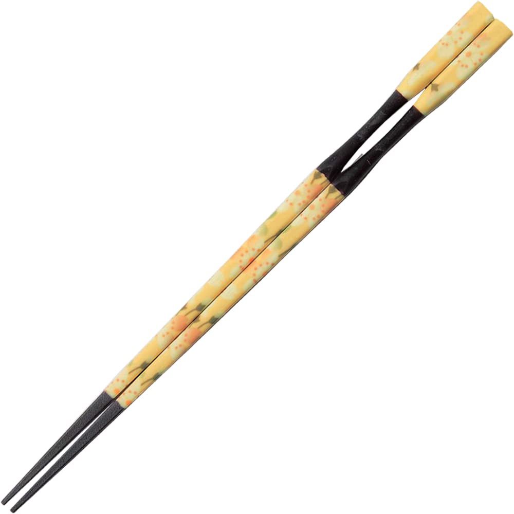Fukui Craft Chopsticks, PBT Resin Coated, Pestle-shaped Takushima, Cherry Blossom Flyer, 8.9 inches, Dishwasher Safe, Made in Japan