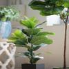 A&B Home 29877 Artificial Potted Fiddle-Leaf Fig Plant, Green view 4