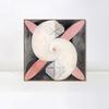 INVIN ART Framed Canvas Giclee Print The Swan, No. 21, Group IX/SUW by Hilma Af Klint Wall Art Abstract Geometry Artwork for Living Room Home Office Decorations(Wood Color Slim Frame,24"x24") view 1