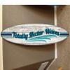 5' wall hanging surf board surfboard decor hawaiian beach surfing beach decor view 1