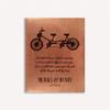 16x20 Custom Canvas Best Gift for Coupes, Handmade, Personalized Art Piece, A Bicycle, Two Seats & A Warm Message Will Melt Her Heart, 1007 view 2