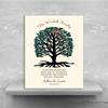 16x20 Custom Canvas Best Personalized, A Handcrafted Gift with A Rooted Tree Showing Family Growing Strong, Gift with A Heartfelt Message,1064 view 3
