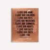 16x20 Custom Canvas 7 Year Anniversary Personalized Gift, Love Message Printed Over The Family Tree, A Handcrafted Gift Best for Anniversary Celebration, 1072 view 2