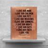 16x20 Custom Canvas 7 Year Anniversary Personalized Gift, Love Message Printed Over The Family Tree, A Handcrafted Gift Best for Anniversary Celebration, 1072 view 3