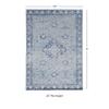 Linon Emerald Canton Blue/Ivory 3'3" X 5' view 3