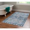 Linon Emerald Augusta Blue/Ivory 3'3" X 5' view 2