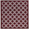 Linon Capri Quatrafoil Red 6'5" X 9'3" view 1