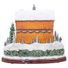 LED Rotating Muscial Holiday Village 12 x 10 Wood Holiday Polar Train Station view 4