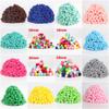 DalaB Pompom 8mm 10mm 15mm 20mm 25mm 30mm Soft Pompones Fluffy Plush Crafts DIY Pom Poms Ball Furball Home Decor Sewing Supplies 20g - (Color: 12orange, Size: 25mm 36pcs) view 2