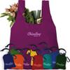 ChicoBag Original Compact Reusable Grocery Bag w/Attached Pouch and Carabiner Clip | Perfect for Shopping, Travel, Organization | Eco-Conscious Packable Tote | Boysenberry (Pack of 4) view 4
