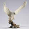Veronese Design 13 Inch Tall Snowy Owl Flight Resin Sculpture Hand Painted Finish view 2