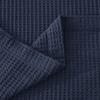 100% Cotton Blue Blanket King Size for Bed - Breathable and Soft, Waffle Weave for Summer Spring, 102x90 Inches (Navy) view 4