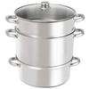 TimmyHouse Juicer Steamer 11-Quart Stainless Steel Fruit Stove Top w/Tempered Glass Lid view 1