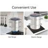 TimmyHouse Juicer Steamer 11-Quart Stainless Steel Fruit Stove Top w/Tempered Glass Lid view 3