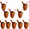 12 Oz. Mexican Red Clay Traditional Authentic Cantarito De Barro Jarrito (10) Cantaritos view 1