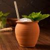 12 Oz. Mexican Red Clay Traditional Authentic Cantarito De Barro Jarrito (10) Cantaritos view 3