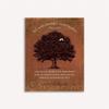 16x20 Custom Canvas 7 Year, Personalized Thank You Gift, Gift Depicting A Family Tree & Sweet Poem to Celebrate 7th Wedding Anniversary, 1046 view 2
