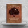 16x20 Custom Canvas 7 Year, Personalized Thank You Gift, Gift Depicting A Family Tree & Sweet Poem to Celebrate 7th Wedding Anniversary, 1046 view 3
