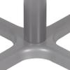 Regency Via Round Caf High X-Base Table, 30", Maple/Grey view 3