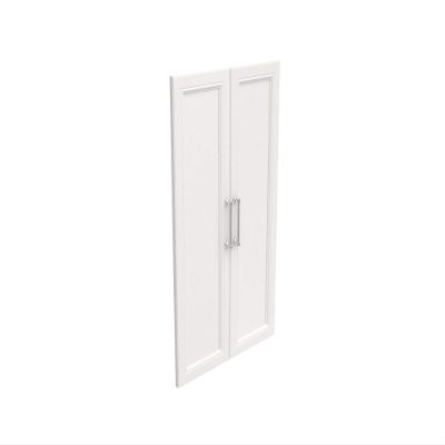 ClosetMaid Modular Storage Pair Set, Wood Closet Organizer, Shaker Style, Add On Accessory for Shelf Units, White, Solid 2-Door Kit