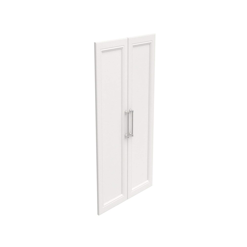 ClosetMaid Modular Storage Pair Set, Wood Closet Organizer, Shaker Style, Add On Accessory for Shelf Units, White, Solid 2-Door Kit