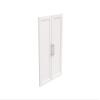 ClosetMaid Modular Storage Pair Set, Wood Closet Organizer, Shaker Style, Add On Accessory for Shelf Units, White, Solid 2-Door Kit view 1