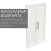 ClosetMaid Modular Storage Pair Set, Wood Closet Organizer, Shaker Style, Add On Accessory for Shelf Units, White, Solid 2-Door Kit view 4