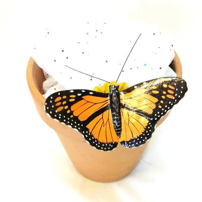 Home For ALL The Holidays Insect Pot Hanger (Monarch, Large)
