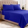 Empyrean Bedding Twin Sheets Set - 3 PC Super Soft Twin Bed Sheets - Double Brushed Microfiber Twin Sheet Set - Hotel Luxury Royal Blue Bed Sheets Twin Size, with 4 Corner Elastic Straps view 1
