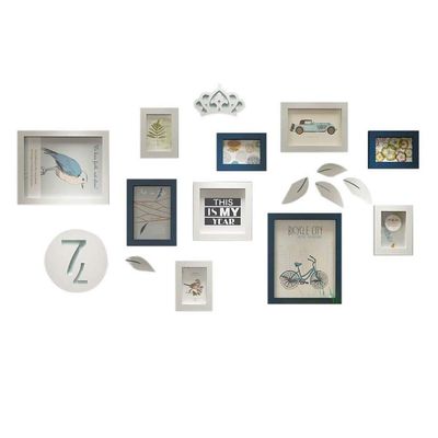 10 Pack Picture Frames Collage Photo Frames Wall Gallery Kit for Wall and Home, Five 5 in, Two 7 in, Two 10 in, one 66 in
