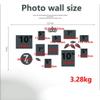 10 Pack Picture Frames Collage Photo Frames Wall Gallery Kit for Wall and Home, Five 5 in, Two 7 in, Two 10 in, one 66 in view 4
