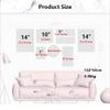 10 Multi Picture Frame Set, Wall Frame Set with 10 Frames, Covers 132cm x 63cm, Best Wall Decorations, Simple Picture Frames view 4