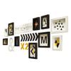 10 Multi Picture Frame Set, Wall Frame Set with 10 Frames, Covers 137cm x 55cm, Best Wall Decorations, Modern Picture Frames view 1