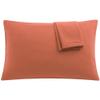 uxcell 2 Pack Pillow Cases Soft 1800 Series Microfiber Pillowcases Set with Zipper Standard(20"x26") Orange view 1