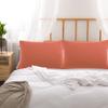 uxcell 2 Pack Pillow Cases Soft 1800 Series Microfiber Pillowcases Set with Zipper Standard(20"x26") Orange view 2