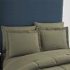 King Size Comforter Set 8 Piece Bed in a Bag with Bed Skirt, Fitted Sheet, Flat Sheet, 2 Pillowcases, 2 Pillow Shams, King, Dobby Sage view 2